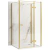 Cabina de dus Rea Atlas 120x90 Brush Gold