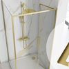 Ράφι μπάνιου SF02, 60cm, βουρτσισμένο χρυσό