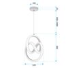 Suspension LED G068-CP Gold
