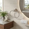 Porte-serviettes de salle de bain RING 16101 Aristo Nickel brossé