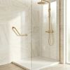 Barre d’appui d’angle pour salle de bain BRUSH GOLD