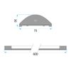 Lampă LED JNH053-18N Black 60 cm