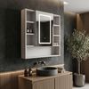 LED-Spiegelschrank Rea Luna 70x80cm