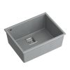 Granite sink DAVID 50 Grey Metallic