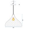 Lampa sufitowa lustrzana APP272-1CP SREBRNA