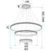 Lampe LED LHJ013-CP3  BLACK
