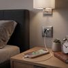 Single grounded socket with frame + 2x USB-A OSTE JNH003-G Grey