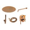 Juego de ducha oculto Rea Lungo Copper + BOX