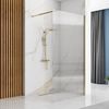 Shower screen Rea Aero Intimo Gold Brush 100