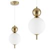 Lámpara de techo colgante LED LHJ115-1CP oro cepillado