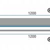 Mensola con appendiabiti EVO CHROME