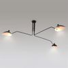 Lampa sufitowa 3 ramienna APP569-3C Czarna