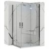 Cabine de douche Rea Molier Chrome Double 80x80