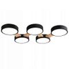 LAMPADA DA SOFFITTO BLACK NERA APP526-5C