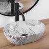 Countertop washbasin Rea AMELIA MINI STONE MATT