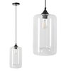 Lampa Sufitowa Wisząca Szklana APP310-1CP LOFT