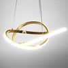 Modern Pendant Ceiling Lamp Ring LED + Remote APP390-CP Gold