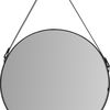 Spiegel rund mit Gürtel Loft 60 cm BLACK CFZL-MR060