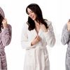 Bathrobe Dressing-gown DIAMOND Grey S/M