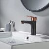 Grifo de baño REA MILD Black Rose-Gold Low