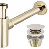 Siphon de lavabo REA Gold