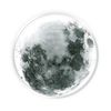 Люстра стельова  APP1806-CW Moon LED White