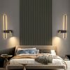 Wandlampe APP1439-W BLACK  GOLD LEFT