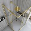 shower enclosure Rea City 80x80 Gold Brush