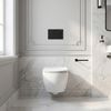 Beépíthető WC Tartókeret Szett Slim 024N T Black Matt Nyomólappal