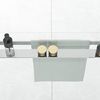 Shower screen Rea Aero N 80 Transparent with hanger Evo