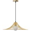 Lampada Da SoffittoPensile Piatto Rotondo Loft Oro APP499-1CP