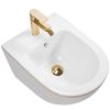 Bidet Rea Carlo Mini White Gold Edge