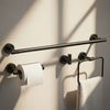 Badezimmer-Accessoire-Set GRID Black 4-teilig