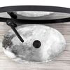 Opzetwastafel Rea Roxy C Stone L. GREY