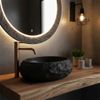 Lavabo sobre encimera Rea Mika Black