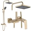 Shower set PREMIUM REA JOE Brush Gold