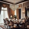 Lampe suspendue Cristal G057-CP 50cm GOLD