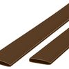 La striscia di copertura di PVC stuoie 1m Chocolate