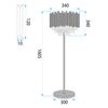 Lamp APP1716-3F Chrome
