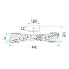 Deckenleuchte LED SWE095-C 50cm GOLD