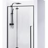 Sprchové dvere FARGO 100 - čierne matné