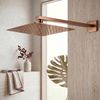 Sprchové rameno čtvercové REA JS-9022BRG 40cm Brush Copper