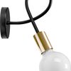 Lampa Kinkiet Ścienny Metalowy Loft PARADISE APP516-1W Złota