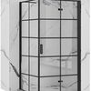 Shower enclosure Rea Molier Black 80x90