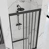 Shower doors Rea Alex Black 90