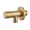 Ъглов вентил Diamond 03 1/2" x 3/8" Brush Gold