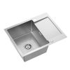 Stainless steel sink LUKE 116 BRUSH NICKEL
