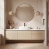 Countertop Basin REA Aura 51 White Matt