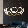 LAMPA WISZĄCA LED APP1800-CP ZŁOTA SZCZOTKOWANA