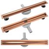 Odtokový žlab NEO Slim Pro brushed copper 60